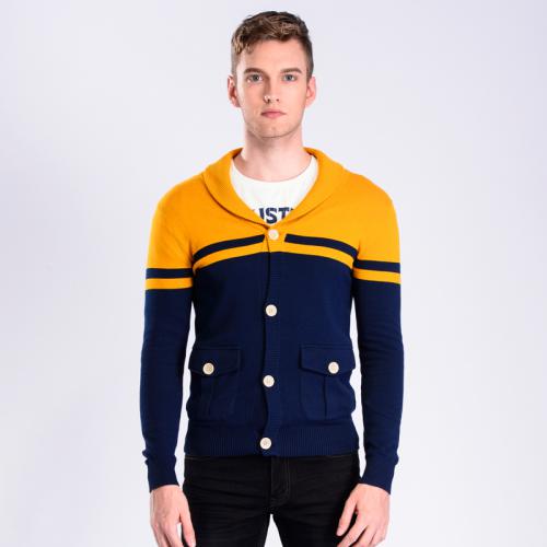 Innofashion尚男款開襟編織衫