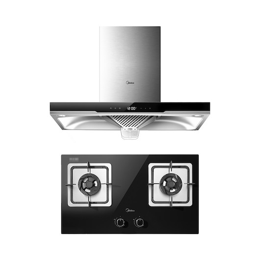 【蒸汽洗】煙灶套裝全鋼油煙機DT570R+Q360B(液化氣)