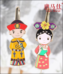 景泰藍阿哥格格書簽唐馬仕原創套裝