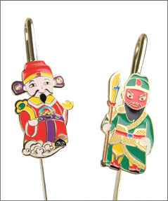 唐馬仕原創(chuàng)中國(guó)風(fēng)文武財(cái)神書(shū)簽