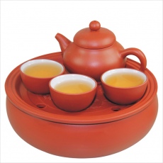 景德镇便携式旅行茶具红黑紫砂功夫工夫茶盘茶具