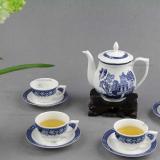 9頭蓮花古典園林茶具