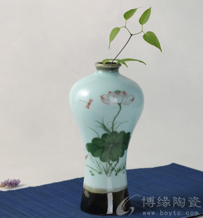 花瓶桌面擺設手繪花插