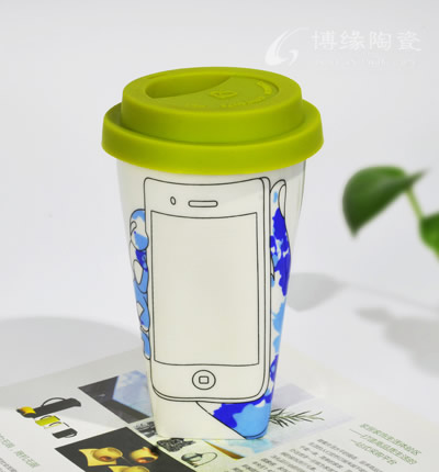 愛瘋雙層隔熱杯