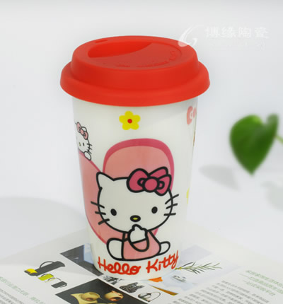HelloKitty雙層隔熱杯