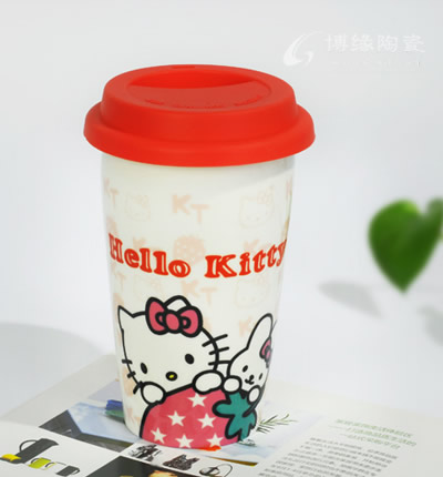 HelloKitty雙層隔熱杯