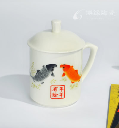 年年有余直桶杯