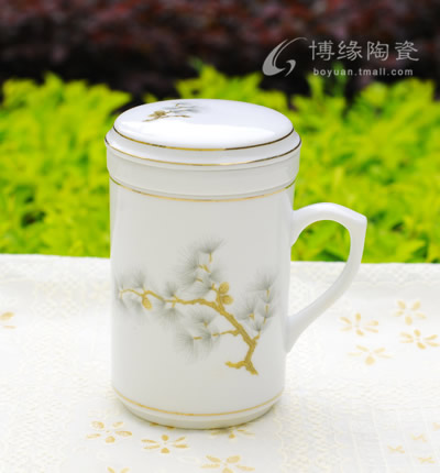 松樹三件杯
