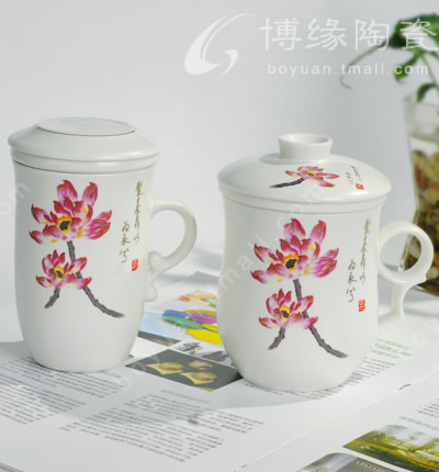 出水芙蓉情侶杯