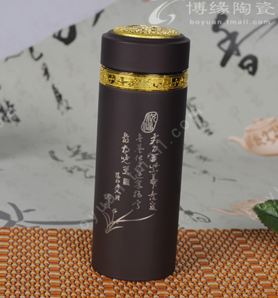 蘭花骨瓷杯