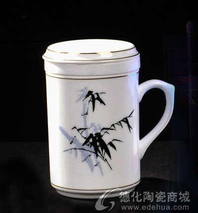 黑竹三件杯