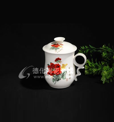 富貴牡丹個(gè)人杯