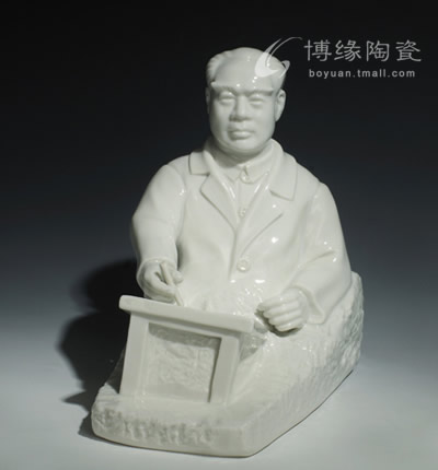 周恩來德化白瓷偉人周總理半身像雕塑家居辦公擺件送領導長輩