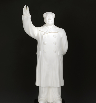 沁園春毛澤東為人民服務67cm,偉人雕塑為人民服務德化白瓷偉人像送領導長輩