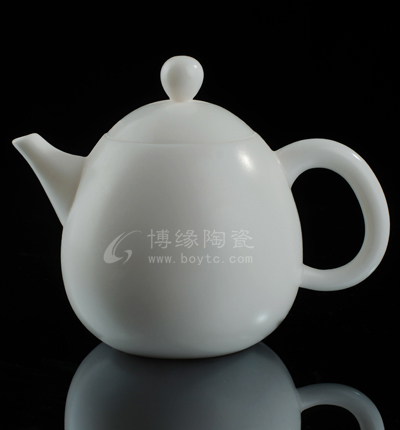 龍蛋壺玉瓷壺高檔茶壺高檔會所茶具送禮佳品