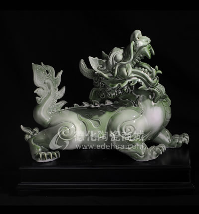 貔貅/德化陶瓷/陶瓷工藝品/辦公擺件