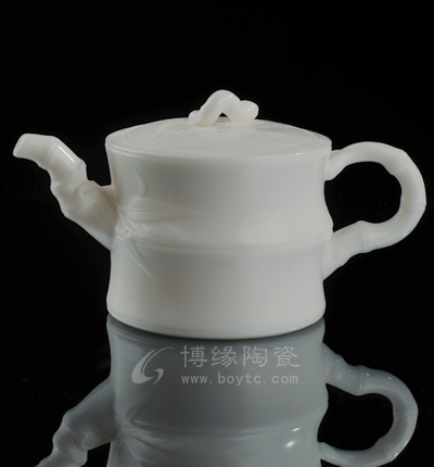 高升壺F款玉瓷壺高檔茶壺高檔會所茶具送禮佳品
