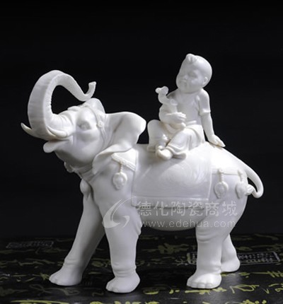 吉祥如意/陶瓷工藝品/德化陶瓷/人物瓷塑