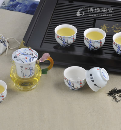 四君子.梅紅茶泡茶器