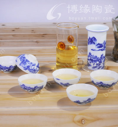 博緣陶瓷泡茶器整套茶具紅茶花茶茶具唐詩泡茶器
