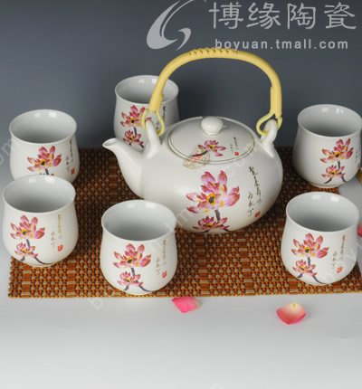 花之君子提梁壺