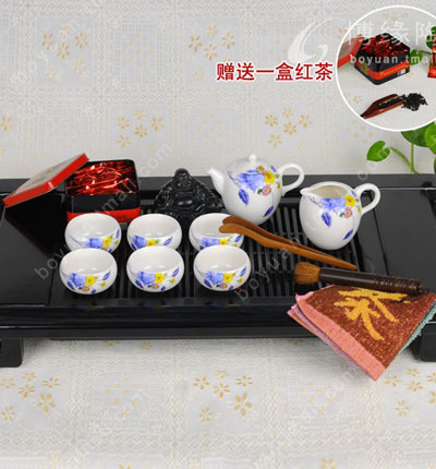 雅致飄逸壺簡(jiǎn)約茶盤(pán)套組
