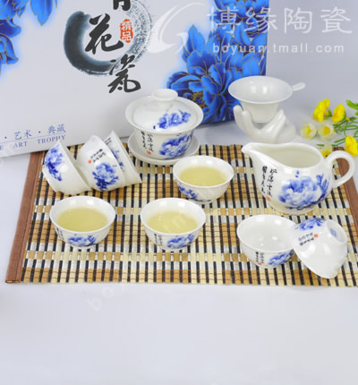 國(guó)色天香12頭茶具