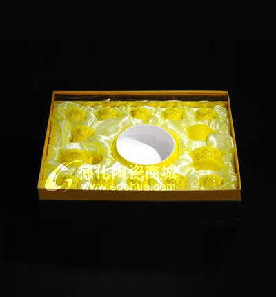 15頭黃金牡丹工夫茶具