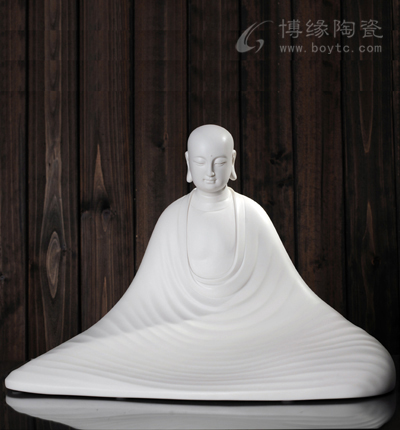 地藏家居鎮宅人物擺件手工雕塑陶瓷觀音陶瓷禮品佛教用品福建省工藝美術師—李錦峰