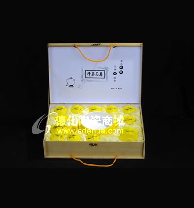 15頭黃金蝦工夫茶具