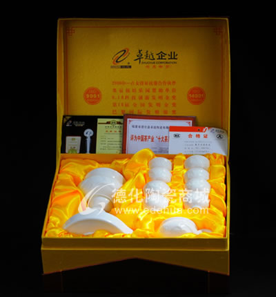 海豚全自動茶具//德化陶瓷/自動茶具/商務(wù)禮品