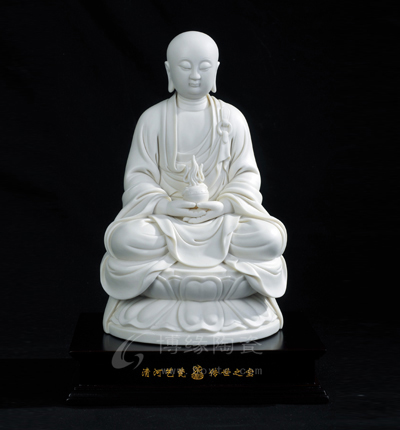 地藏王(坐)德化白瓷传统佛像家居佛堂供奉工艺摆件