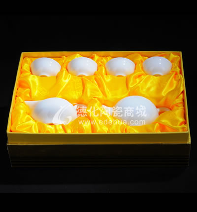 6頭象牙白茶具/德化陶瓷/功夫茶具/商務禮品