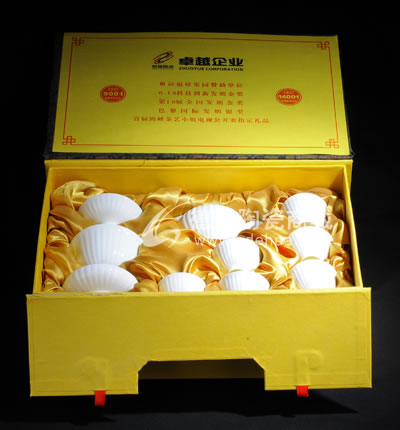 8頭菊瓣茶具/德化陶瓷/功夫茶具/商務禮品