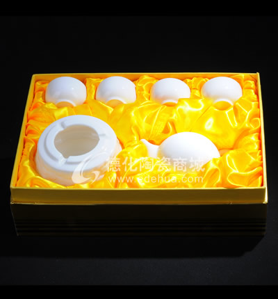 金砂6頭天石茶具/德化陶瓷/普洱花茶茶具/商務(wù)禮品