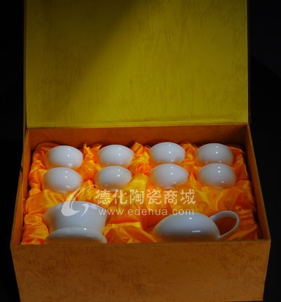 高白茶具(錦盒)