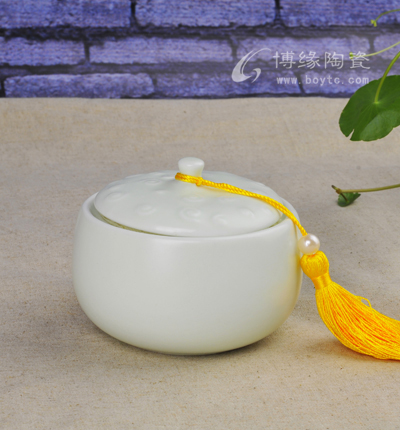亞光祥云茶葉罐典雅茶葉罐