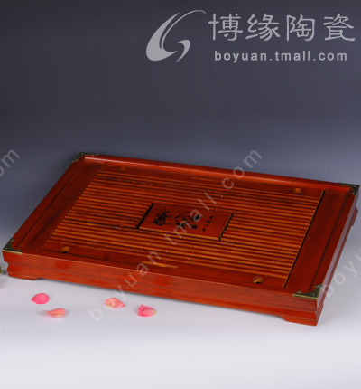吉祥如意茶盤(紅)