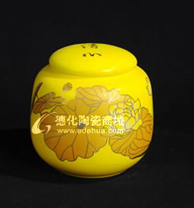 黃金蓮茶葉罐