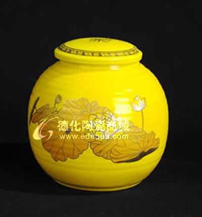 黃金蓮茶葉罐
