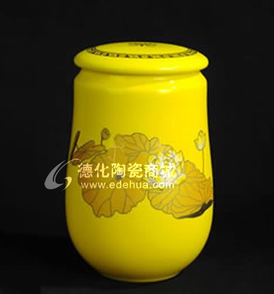 黃金蓮茶葉罐