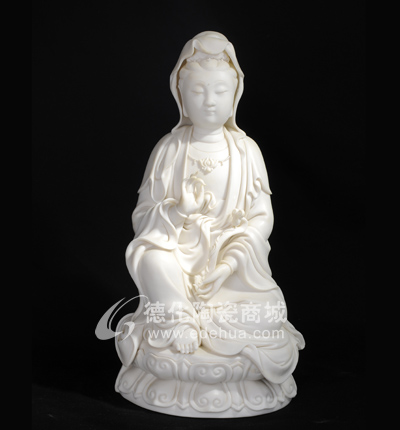 古蓮觀音/德化陶瓷/陶瓷觀音/宗教禮品