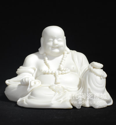 平底彌勒佛/德化陶瓷/陶瓷彌勒/宗教禮品