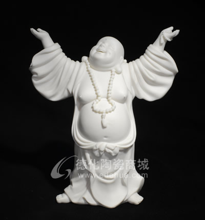 頂天立地/德化陶瓷/陶瓷彌勒/宗教禮品