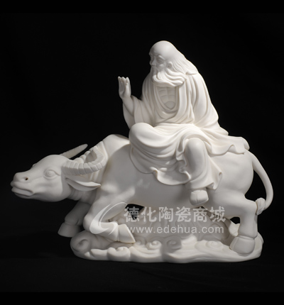 老子/德化陶瓷/人物瓷塑/陶瓷工藝品/辦公擺件