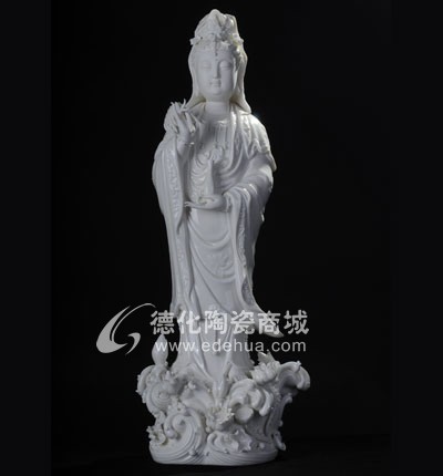 22寸立古蓮楊柳觀音
