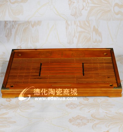 雙魚(yú)戲?qū)毮局撇璞P(pán)/高檔茶盤(pán)/茶具套裝/木制茶具