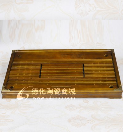 雙魚(yú)戲?qū)毮局撇璞P(pán)/高檔茶盤(pán)/茶具套裝/木制茶具