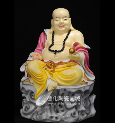 坐巖戲珠彌勒佛
