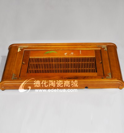 松鶴延年木制茶盤/高檔茶盤/茶具套裝/木制茶具